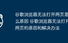 谷歌浏览器无法打开网页是什么原因 谷歌浏览器无法打开网页的原因和解决办法