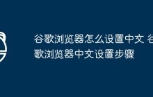 谷歌浏览器怎么设置中文 谷歌浏览器中文设置步骤