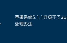 苹果系统5.1.1升级不了app处理办法