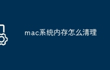 mac系统内存怎么清理