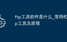 ftp工具软件是什么_常用的ftp工具及原理