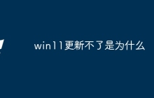 win11更新不了是为什么