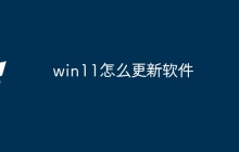 win11怎么更新软件