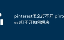 pinterest怎么打不开 pinterest打不开如何解决