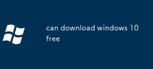 can download windows 10 free