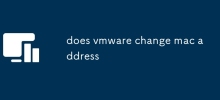 does vmware change mac address