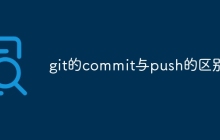 git的commit与push的区别