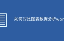 如何对比图表数据分析word