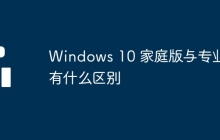 Windows 10 家庭版与专业版有什么区别