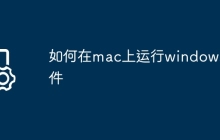 如何在mac上运行windows软件