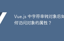 Vue.js 中字符串转对象后如何访问对象的属性？