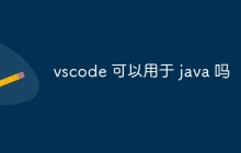 vscode 可以用于 java 吗