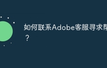 如何联系Adobe客服寻求帮助？