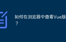 如何在浏览器中查看Vue版本？