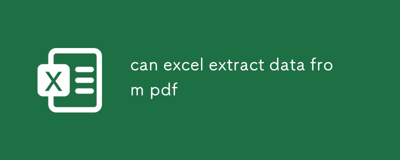 kann Excel-Daten aus PDF extrahieren