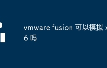 vmware fusion 可以模拟 x86 吗
