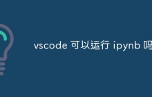 vscode 可以运行 ipynb 吗