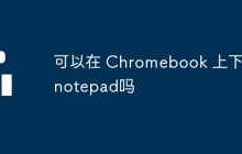 可以在 Chromebook 上下载notepad吗