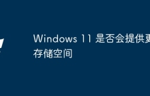 Windows 11 是否会提供更多存储空间