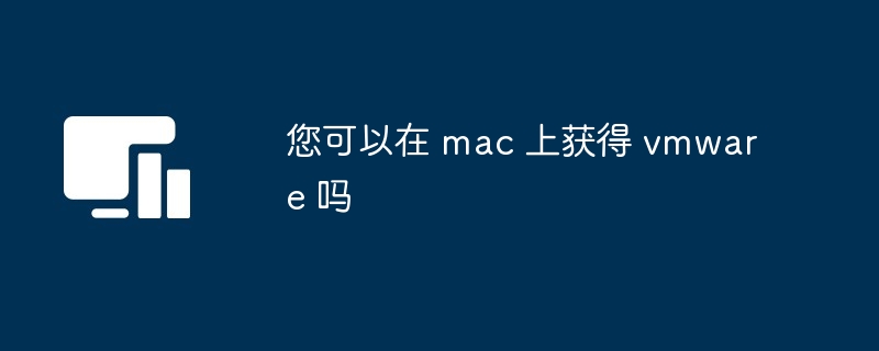 您可以在 mac 上获得 vmware 吗