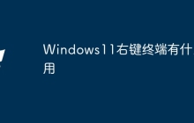 Windows11右键终端有什么用