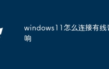 windows11怎么连接有线音响