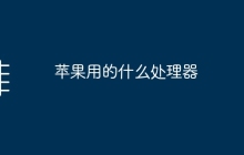 苹果用的什么处理器