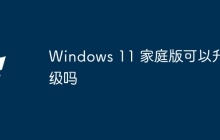 Windows 11 家庭版可以升级吗