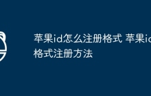 苹果id怎么注册格式 苹果id格式注册方法