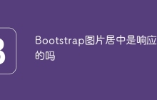 Bootstrap图片居中是响应式的吗