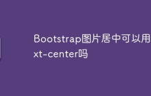 Bootstrap图片居中可以用text-center吗