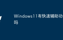 Windows11有快速辅助功能吗