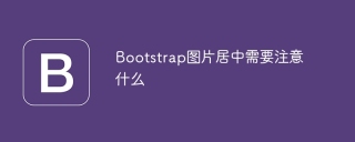 Bootstrap圖片居中需要注意什麼