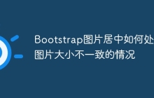 Bootstrap图片居中如何处理图片大小不一致的情况
