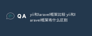 yii和laravel框架比较 yii和laravel框架有什么区别