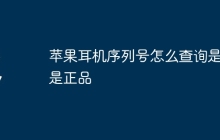 苹果耳机序列号怎么查询是不是正品