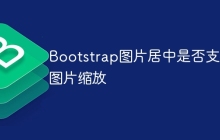 Bootstrap图片居中是否支持图片缩放