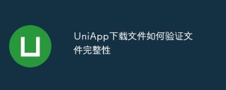 UniApp下载文件如何验证文件完整性