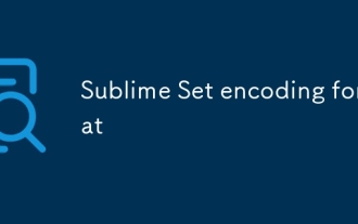 Sublime Set encoding format