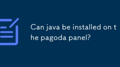 Java peut-elle être installée sur le panneau de pagode?