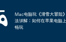 Mac电脑玩《滑雪大冒险》方法详解：如何在苹果电脑上畅玩