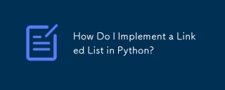 Comment implémenter une liste liée dans Python?