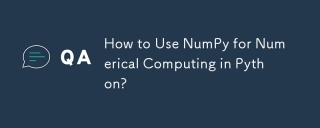 How to Use NumPy for Numerical Computing in Python?