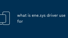 what is ene.sys driver use for