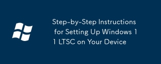デバイスにWindows11 LTSCをセットアップするための段階的な手順
