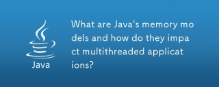 What are Java's memory models and how do they impact multithreaded applications?