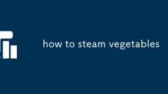 Comment vaporiser les légumes