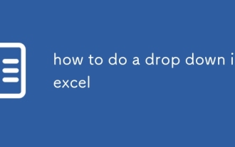 Comment faire une liste déroulante dans Excel