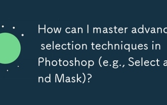 Bagaimanakah saya boleh menguasai teknik pemilihan lanjutan di Photoshop (mis., Pilih dan Mask)?