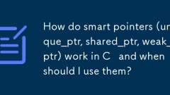 智能指针(solution_ptr,shared_ptr,neek_ptr)如何在C中工作?我何时应该使用它们?